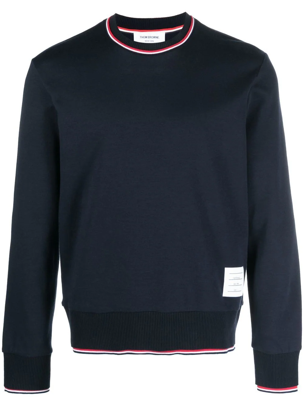 THOM BROWNE Men Cotton Milano Stripe Pullover