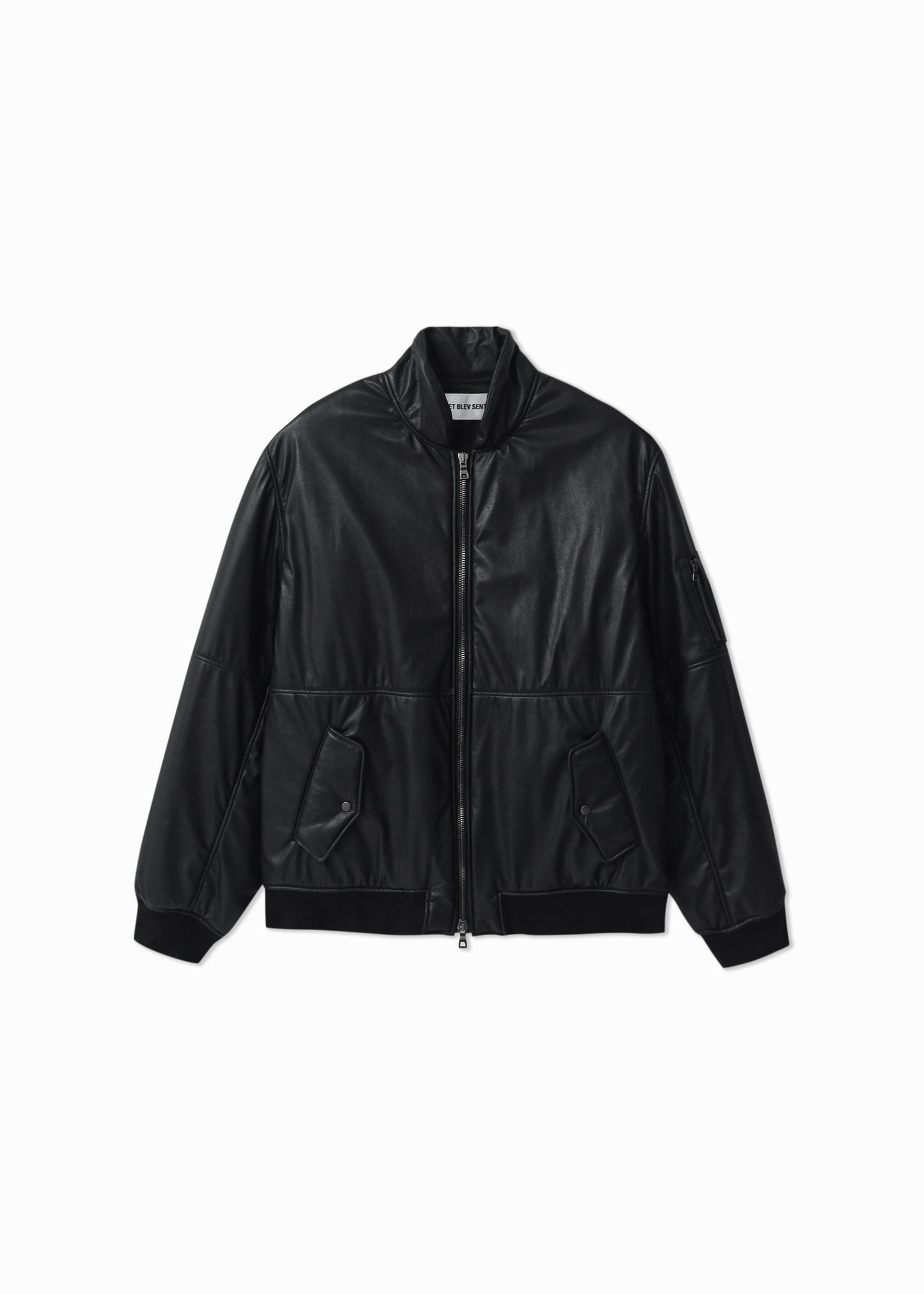 DET BLEV SENT Men Vegan Leather Bomber