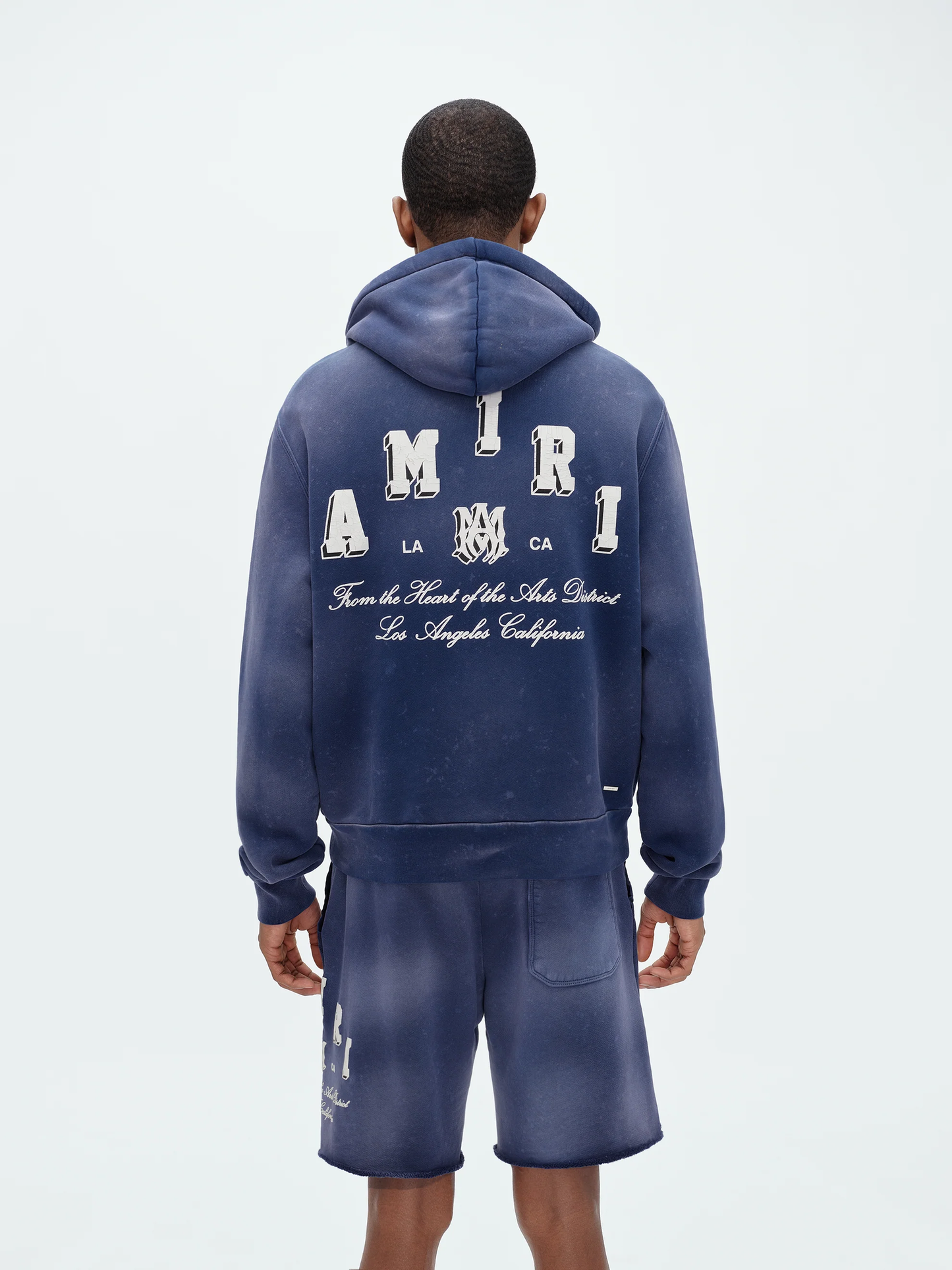 AMIRI Mens Vintage Collegiate Zip Hoodie