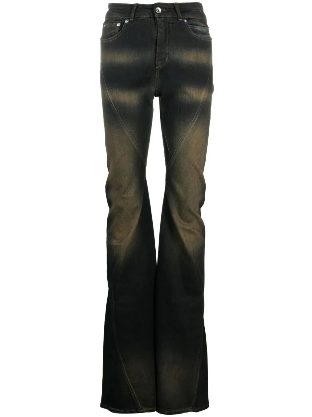 RICK OWENS DRKSHDW Women Bias Bootcut Denim Pants