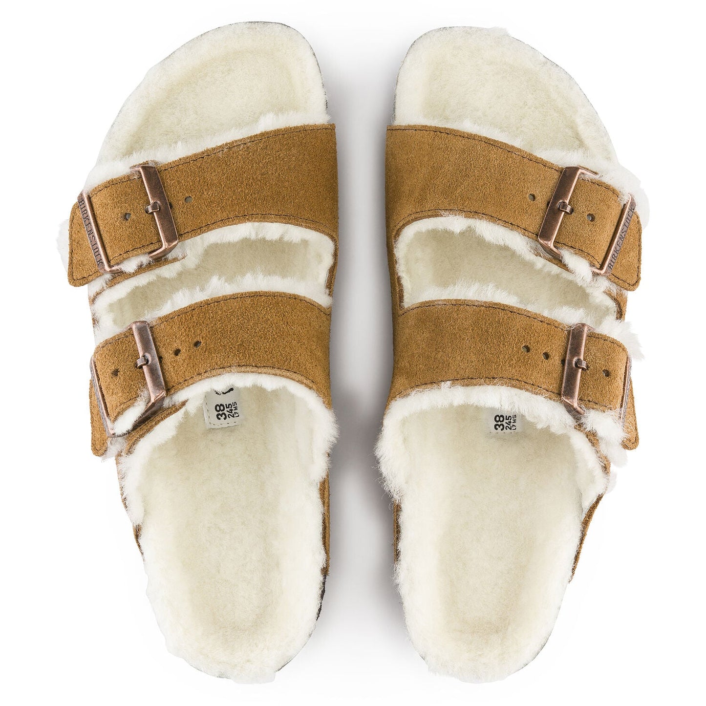 BIRKENSTOCK WOMEN ARIZONA SHEARLING SANDALS