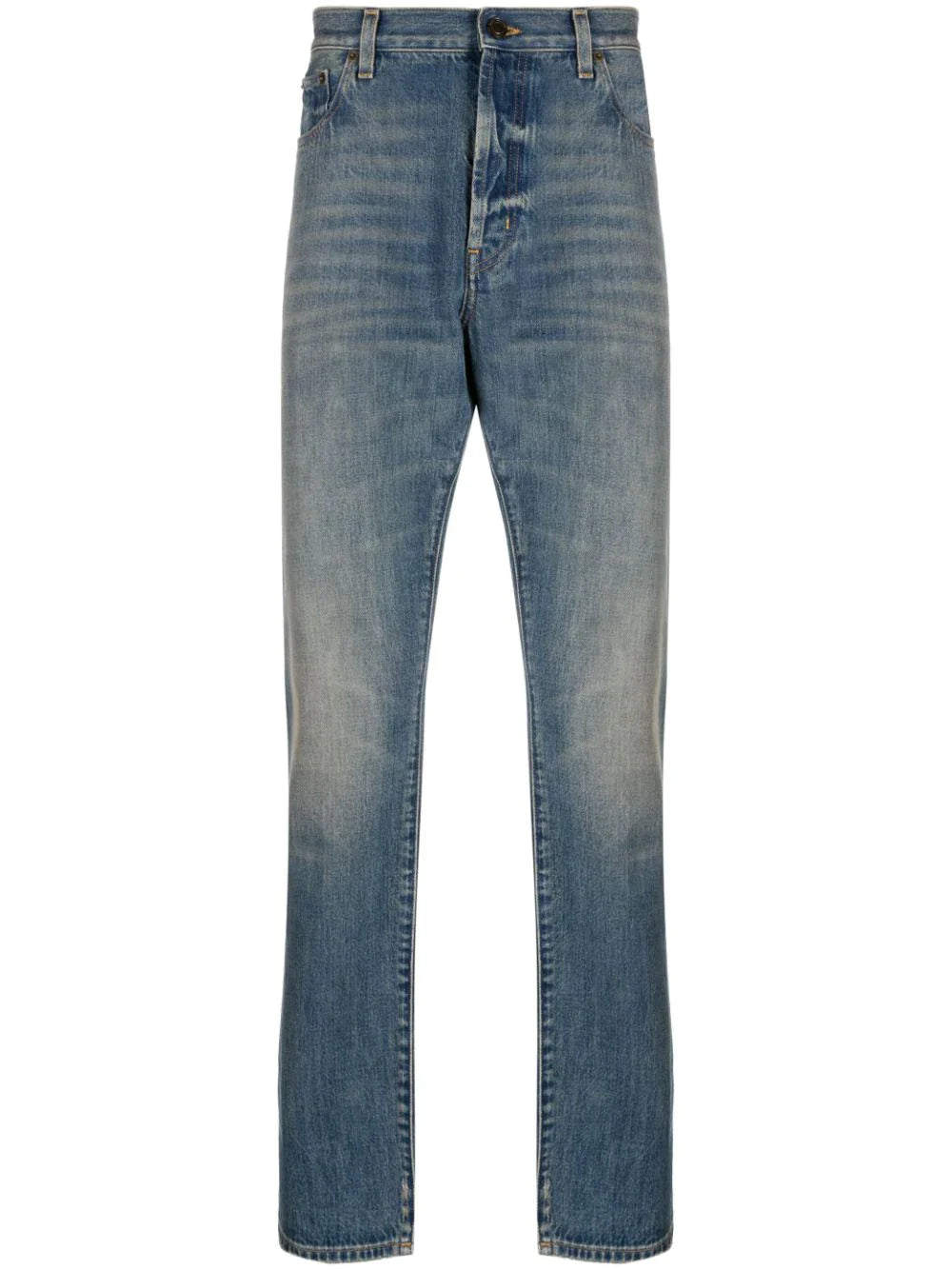 SAINT LAURENT Mens Relaxed Mid Waist Pants