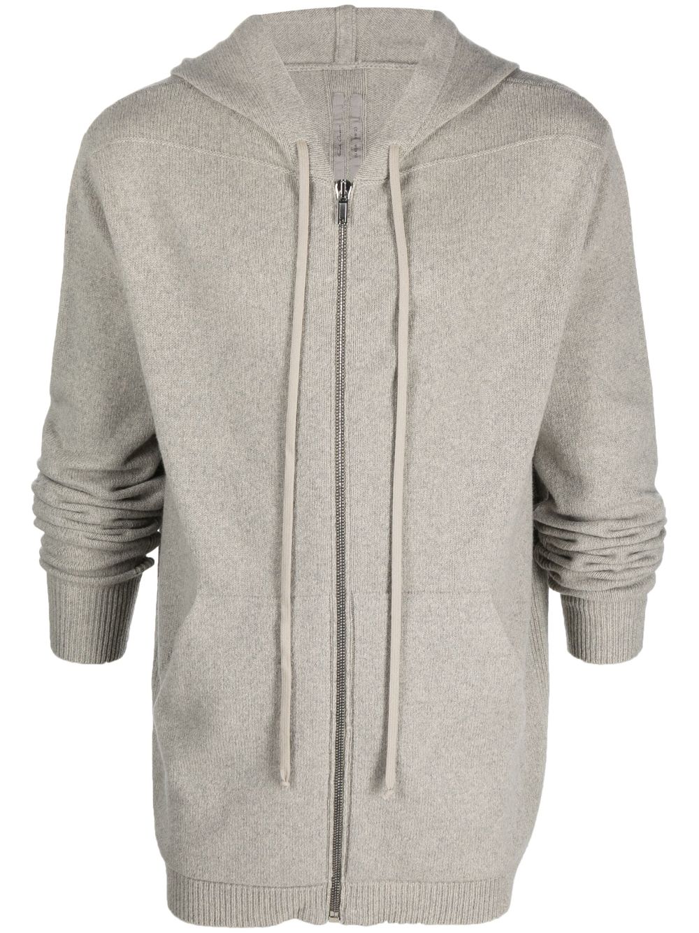 RICK OWENS Men Recycled Cashmere Zipped Hoodie