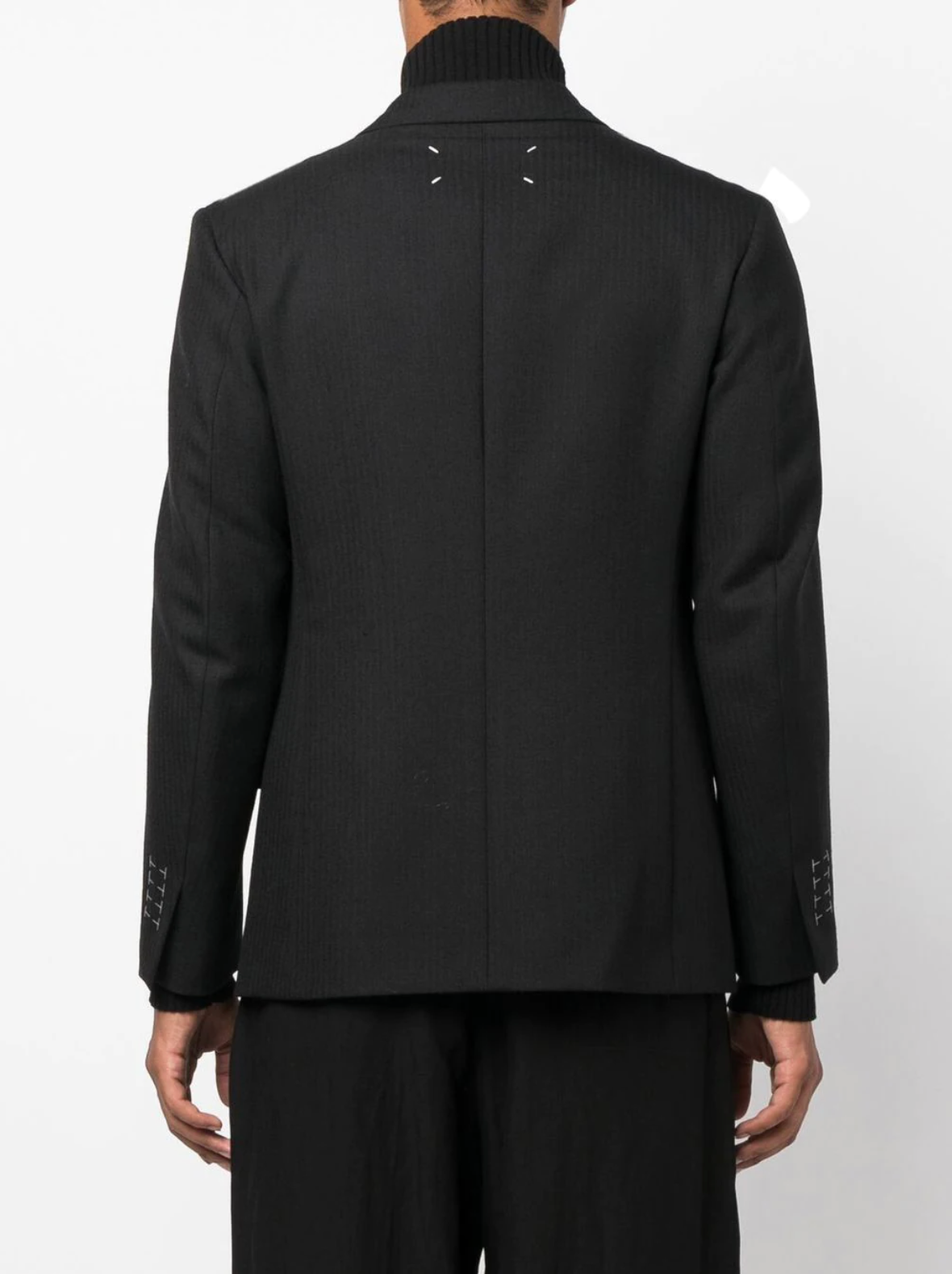 MAISON MARGIELA Men Herringbone Wool Blazer