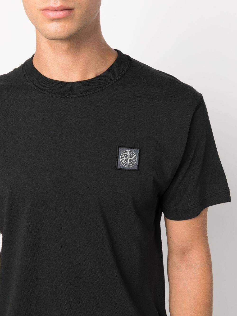 STONE ISLAND Men Logo Patch T-Shirt