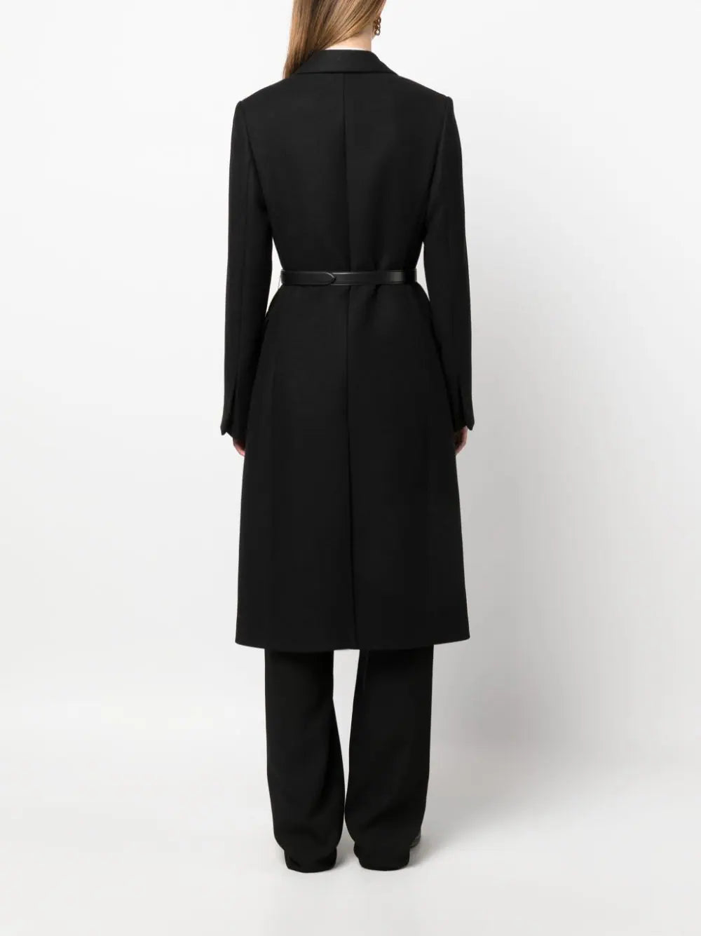 BURBERRY Women Belted Wool Coat