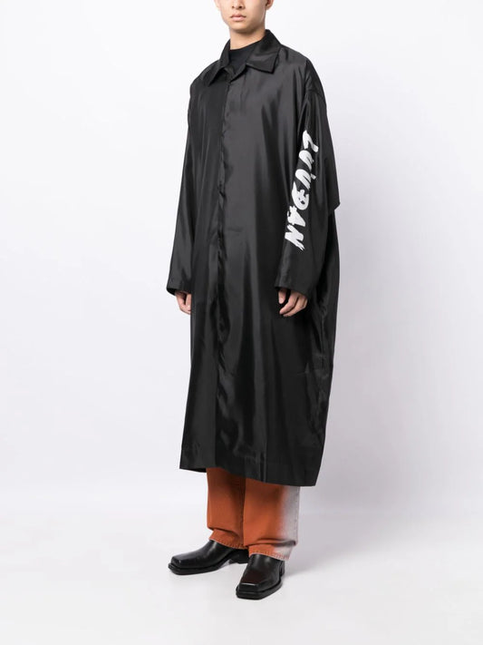 LUU DAN MEN Printed Shell Coat