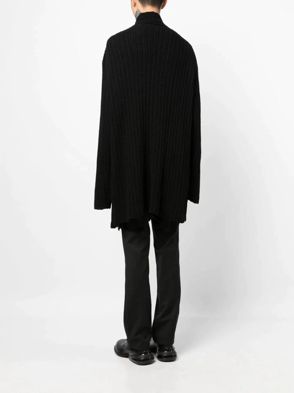 YOHJI YAMAMOTO POUR HOMME Layered Turtleneck Cardigan