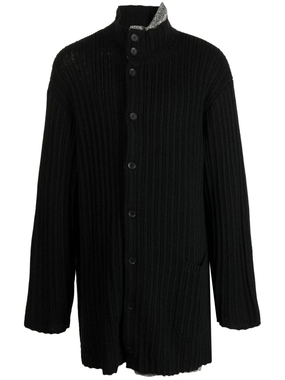 YOHJI YAMAMOTO POUR HOMME Layered Turtleneck Cardigan