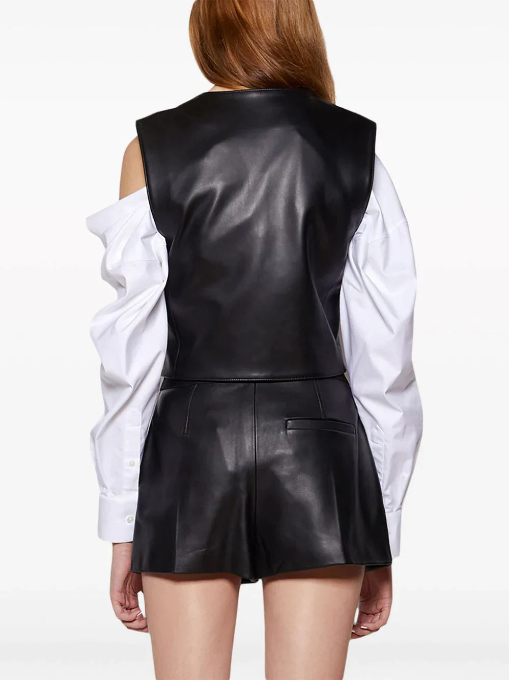 ALEXANDER WANG Women Shrunken Button Up Vest