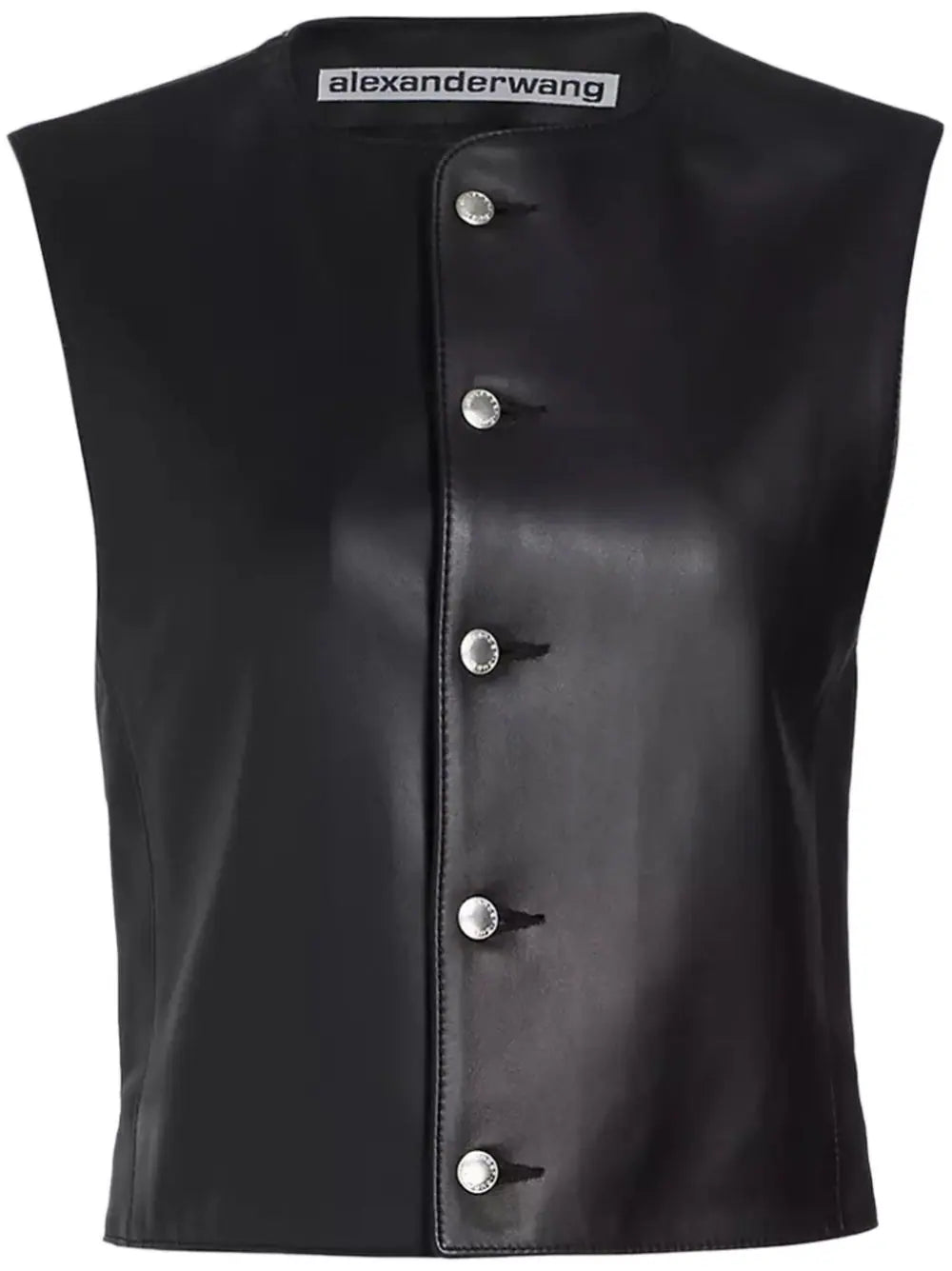 ALEXANDER WANG Women Shrunken Button Up Vest