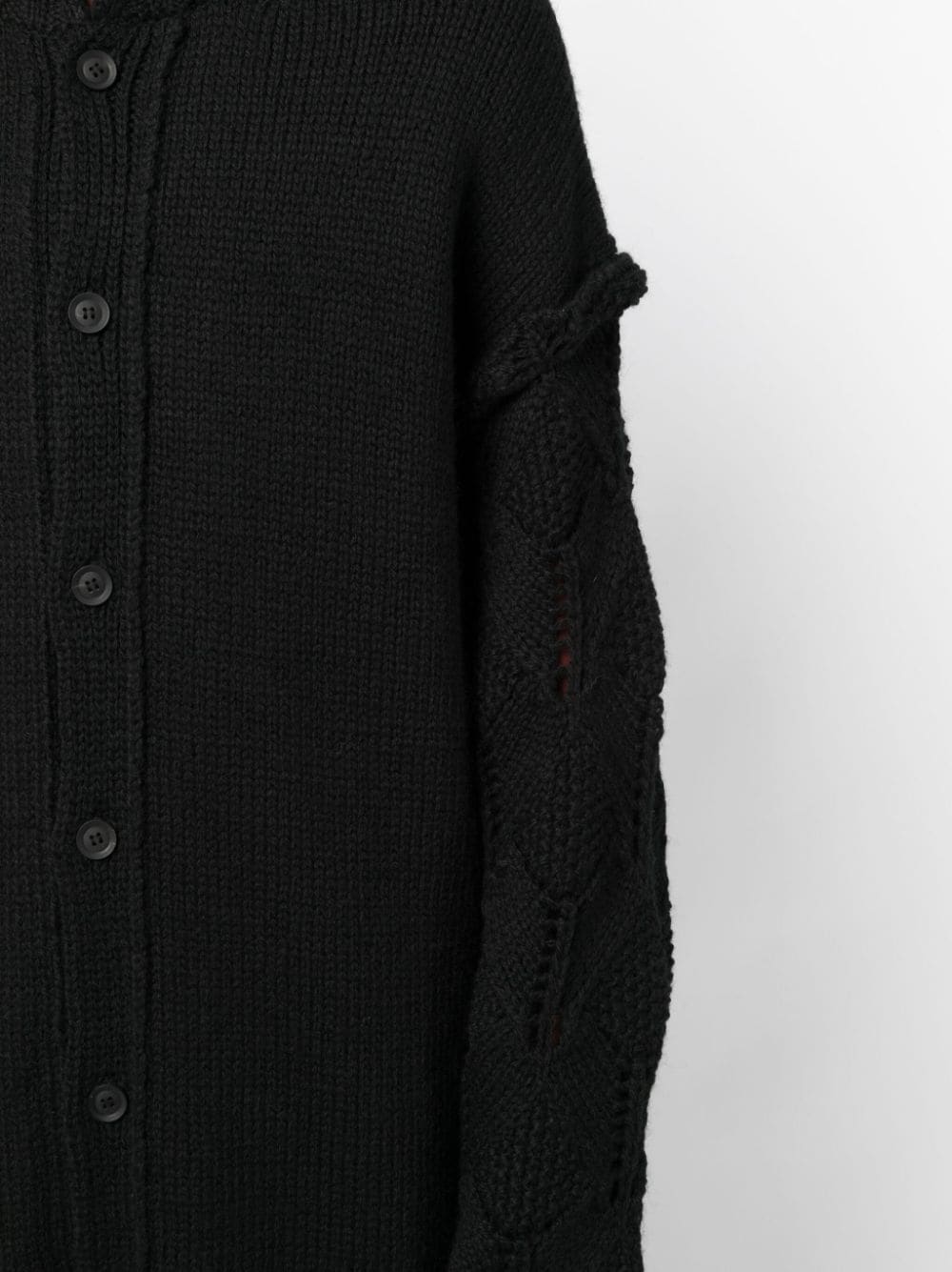 YOHJI YAMAMOTO POUR HOMME Sleeve Designed Cardigan