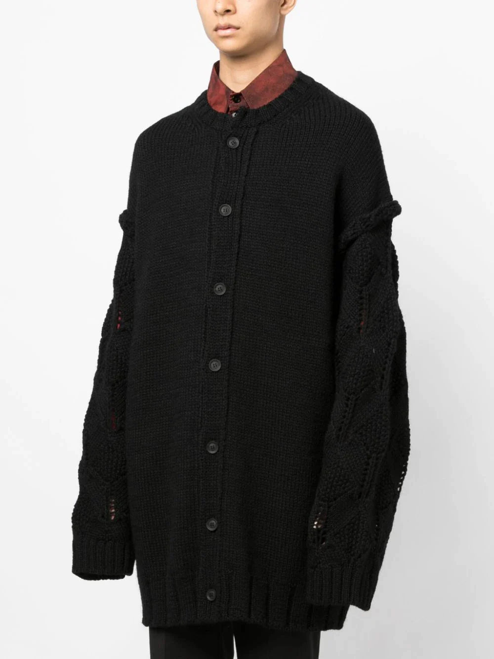 YOHJI YAMAMOTO POUR HOMME Sleeve Designed Cardigan