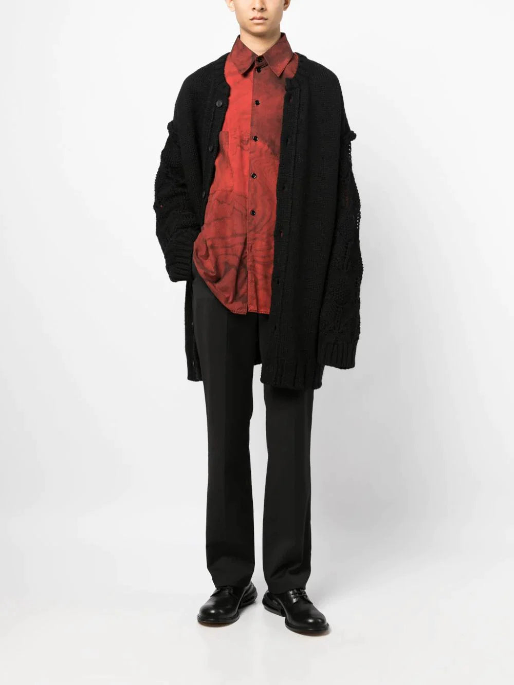 YOHJI YAMAMOTO POUR HOMME Sleeve Designed Cardigan