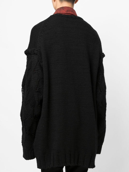 YOHJI YAMAMOTO POUR HOMME Sleeve Designed Cardigan