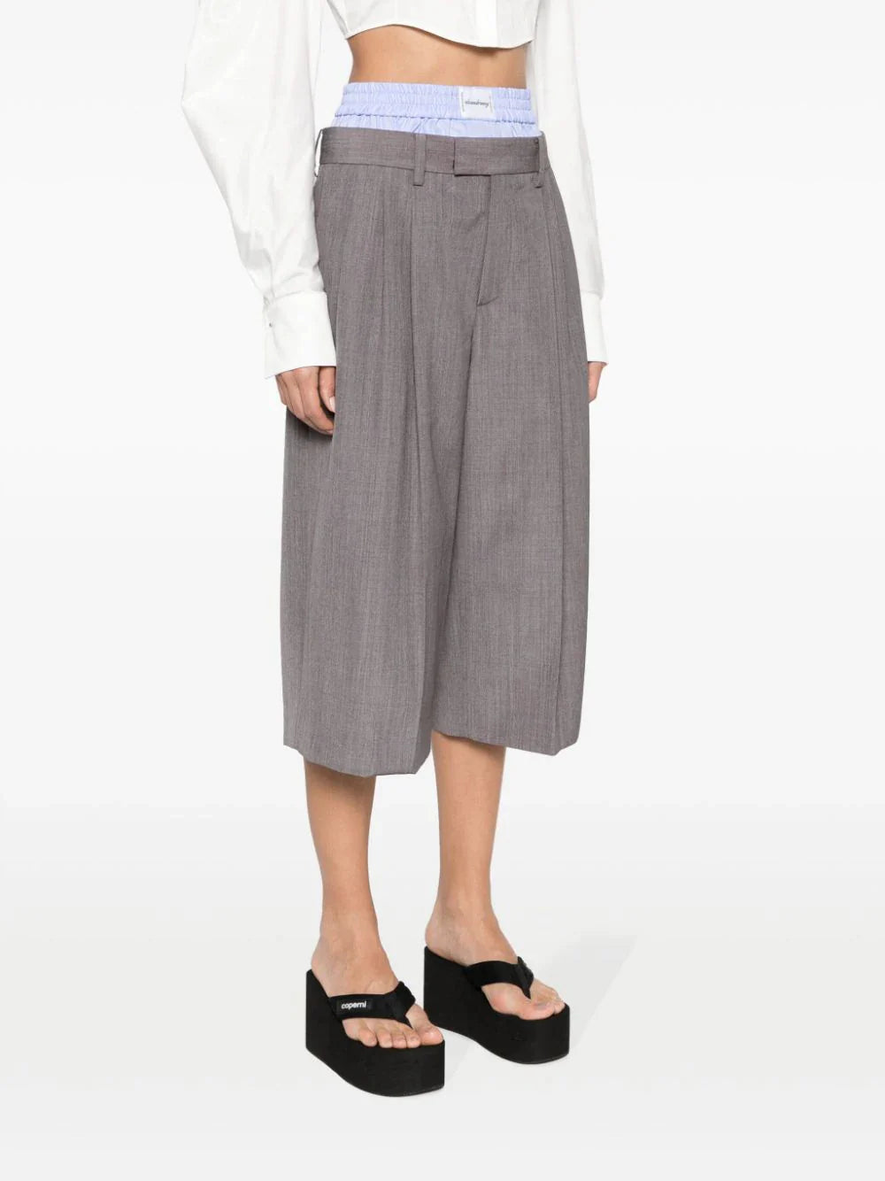 ALEXANDER WANG Women Tailored Culotte With Exposed Boxer