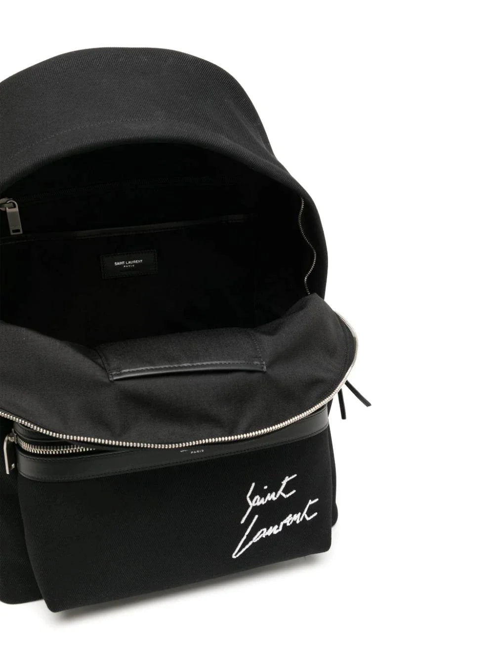 SAINT LAURENT City Backpack With Signature