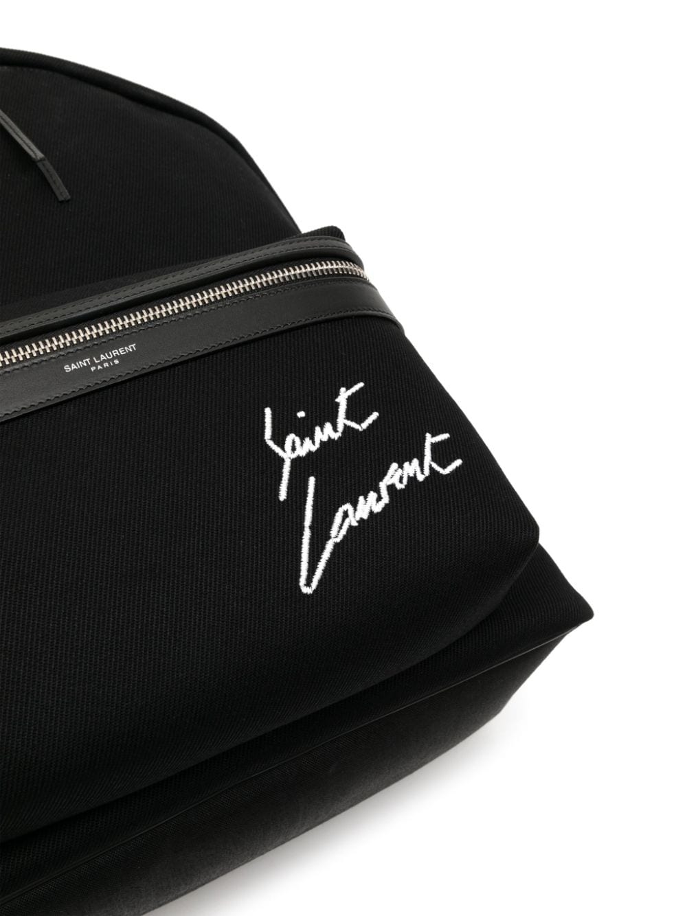 SAINT LAURENT City Backpack With Signature