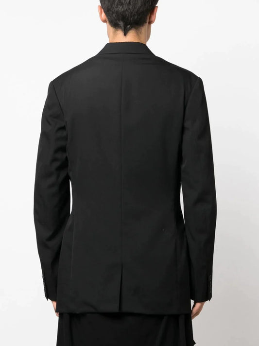 YOHJI YAMAMOTO POUR HOMME Men Fold Over Peak Lapel Jacket