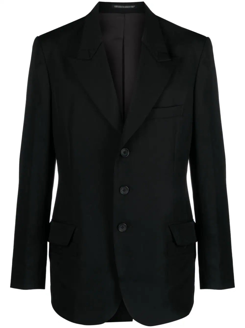 YOHJI YAMAMOTO POUR HOMME Men Fold Over Peak Lapel Jacket