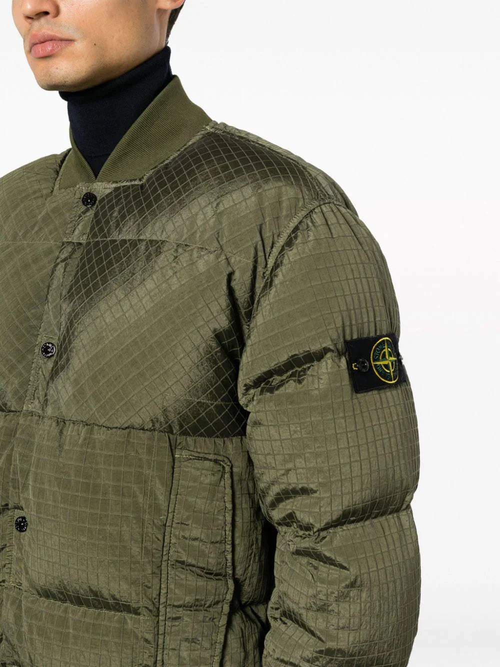 STONE ISLAND Men Down Bomber Jacket