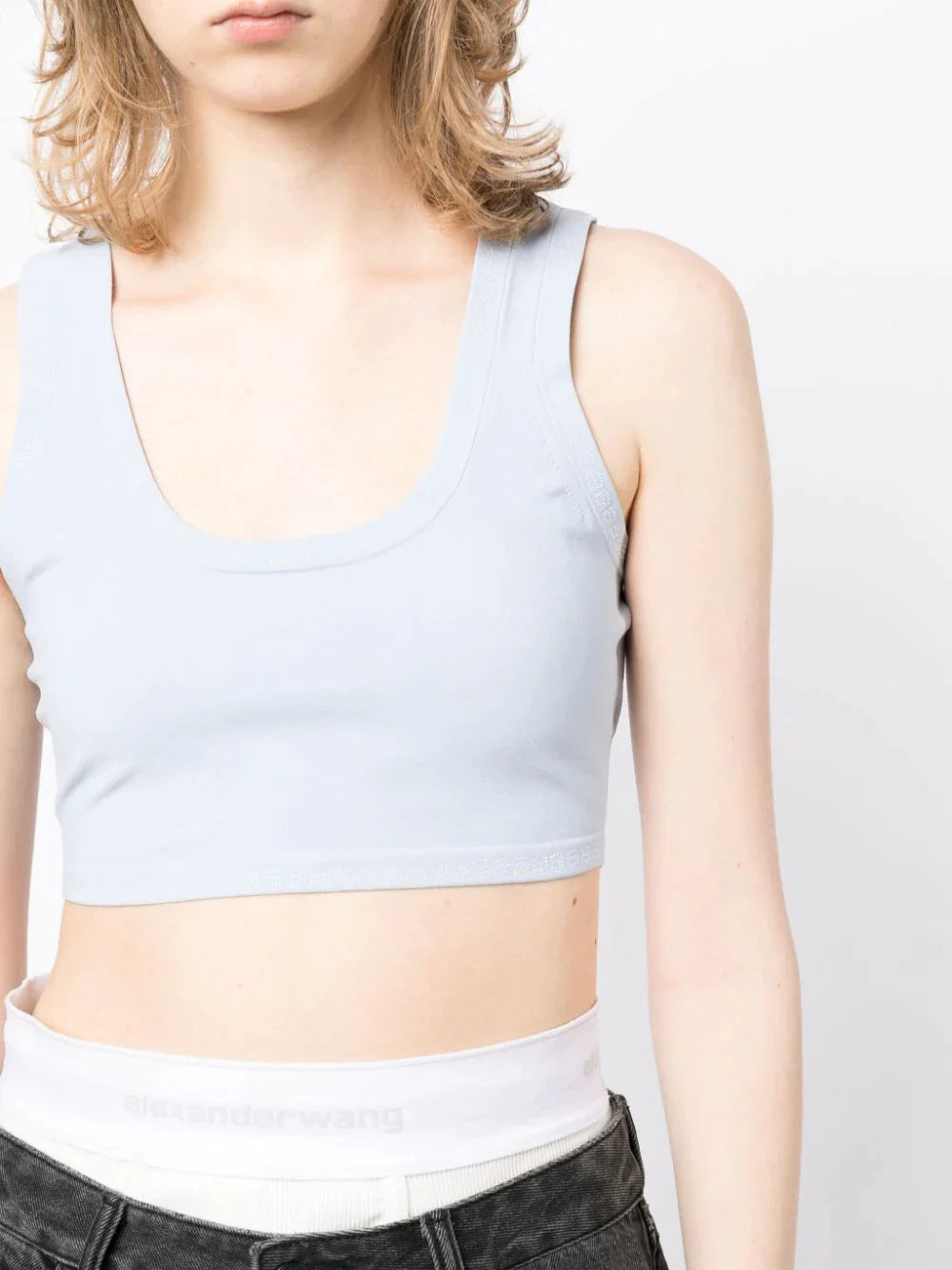 ALEXANDER WANG Women Crystal A Trim Bra Top