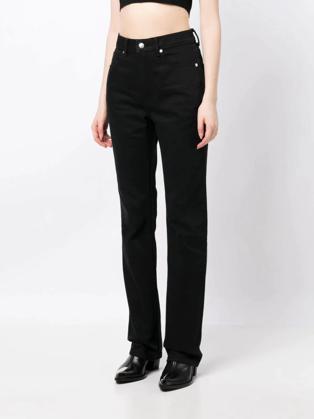 ALEXANDER WANG Women Fly High-Rise Stacked Jean