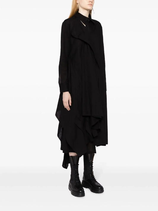 YOHJI YAMAMOTO Women Right Side Tuck Dress