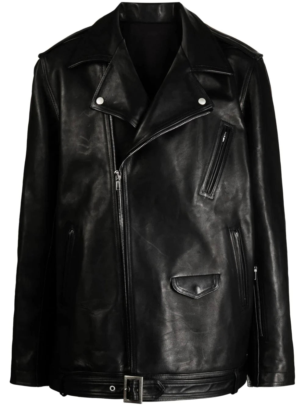 RICK OWENS DRKSHDW LUXOR Unisex Jumbo Luke Stooges Leather Jacket