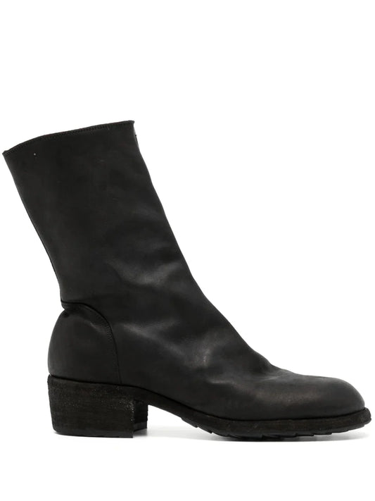 YOHJI YAMAMOTO POUR HOMME X GUIDI Men Front Zip Boots