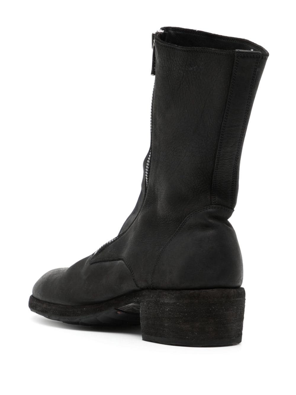 YOHJI YAMAMOTO POUR HOMME X GUIDI Men Front Zip Boots