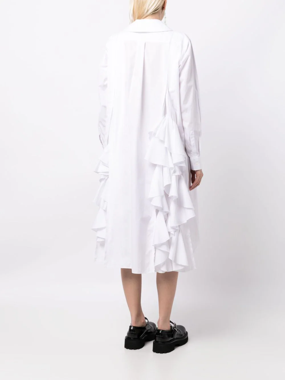 COMME DES GARCONS COMME DES GARCONS Women Ruffled Long Shirt