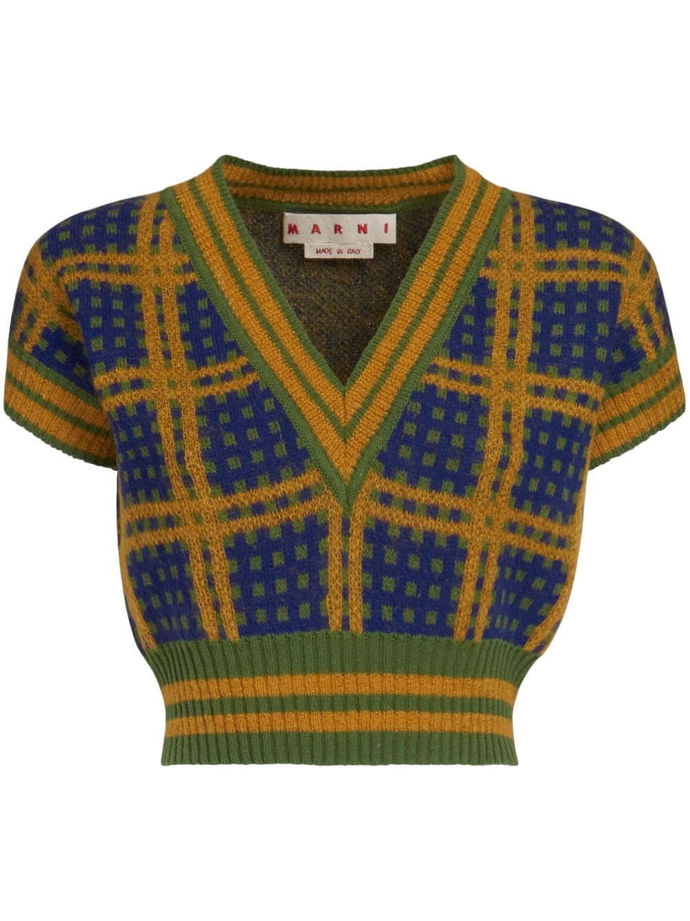 MARNI Women Sleeveless Jumper with 50's Check