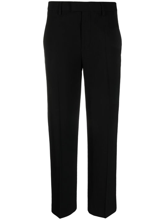 ANN DEMEULEMEESTER Women Gaelle Slim Fit Cropped Viscose Trousers