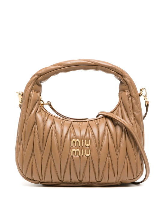 MIU MIU Women Matelasse Mini Hobo Bag