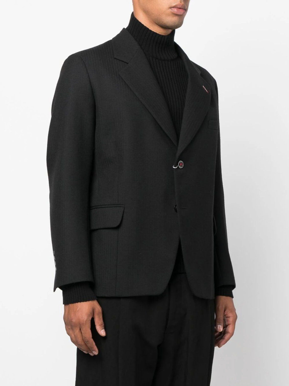 MAISON MARGIELA Men Herringbone Wool Blazer