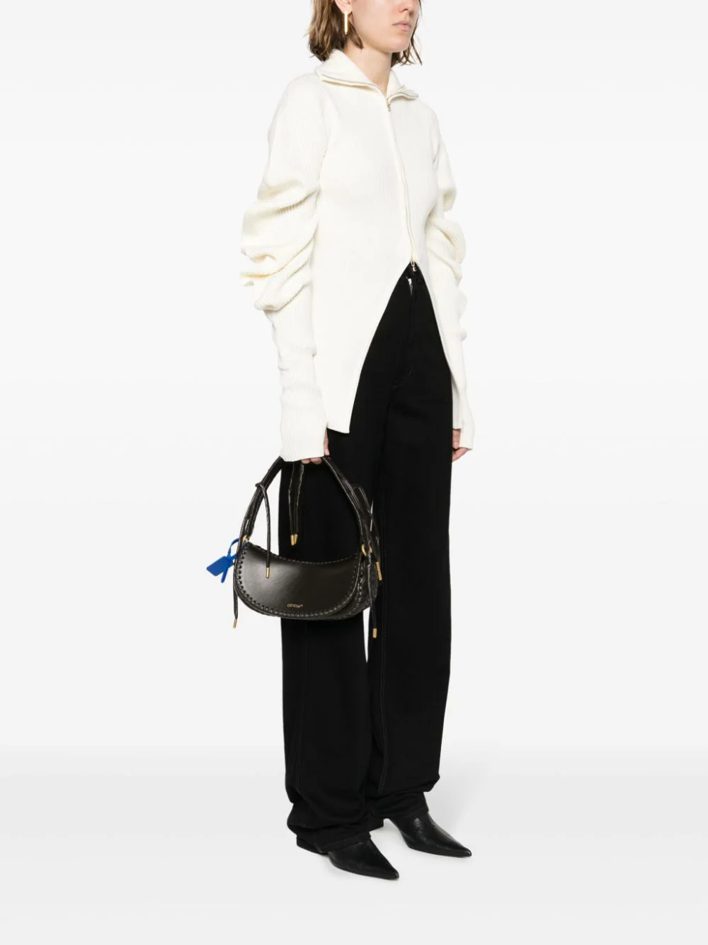 OFF-WHITE Women Edge Weaving Shoulder Bag