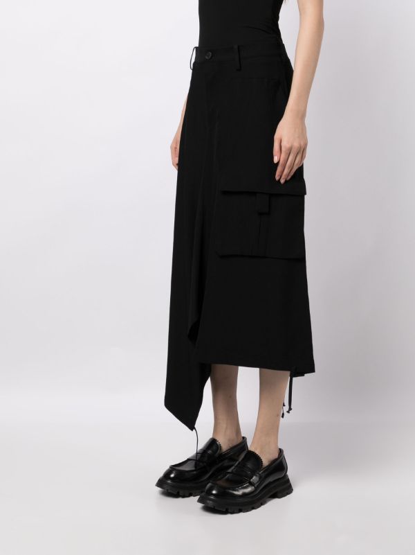 YOHJI YAMAMOTO Regulation Women R-String Hem Skirt