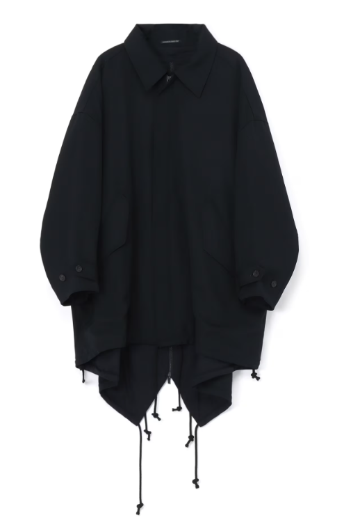 YOHJI YAMAMOTO Women Backside Layered Mods Coat