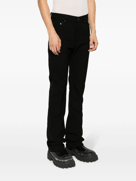 RICK OWENS Men Cotton Drill Jim Cut