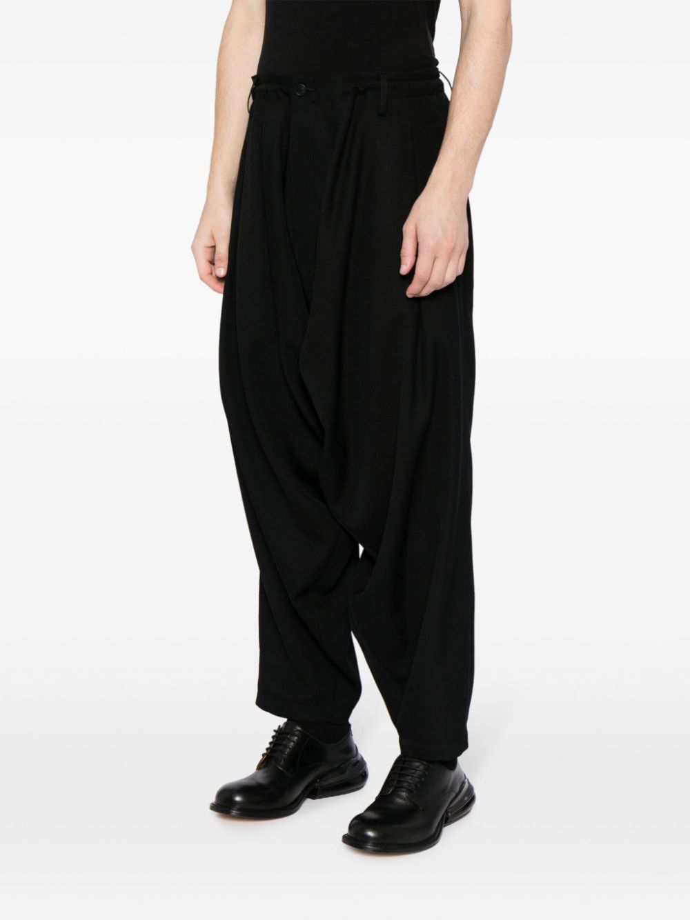 YOHJI YAMAMOTO POUR HOMME Y-Draped Pants