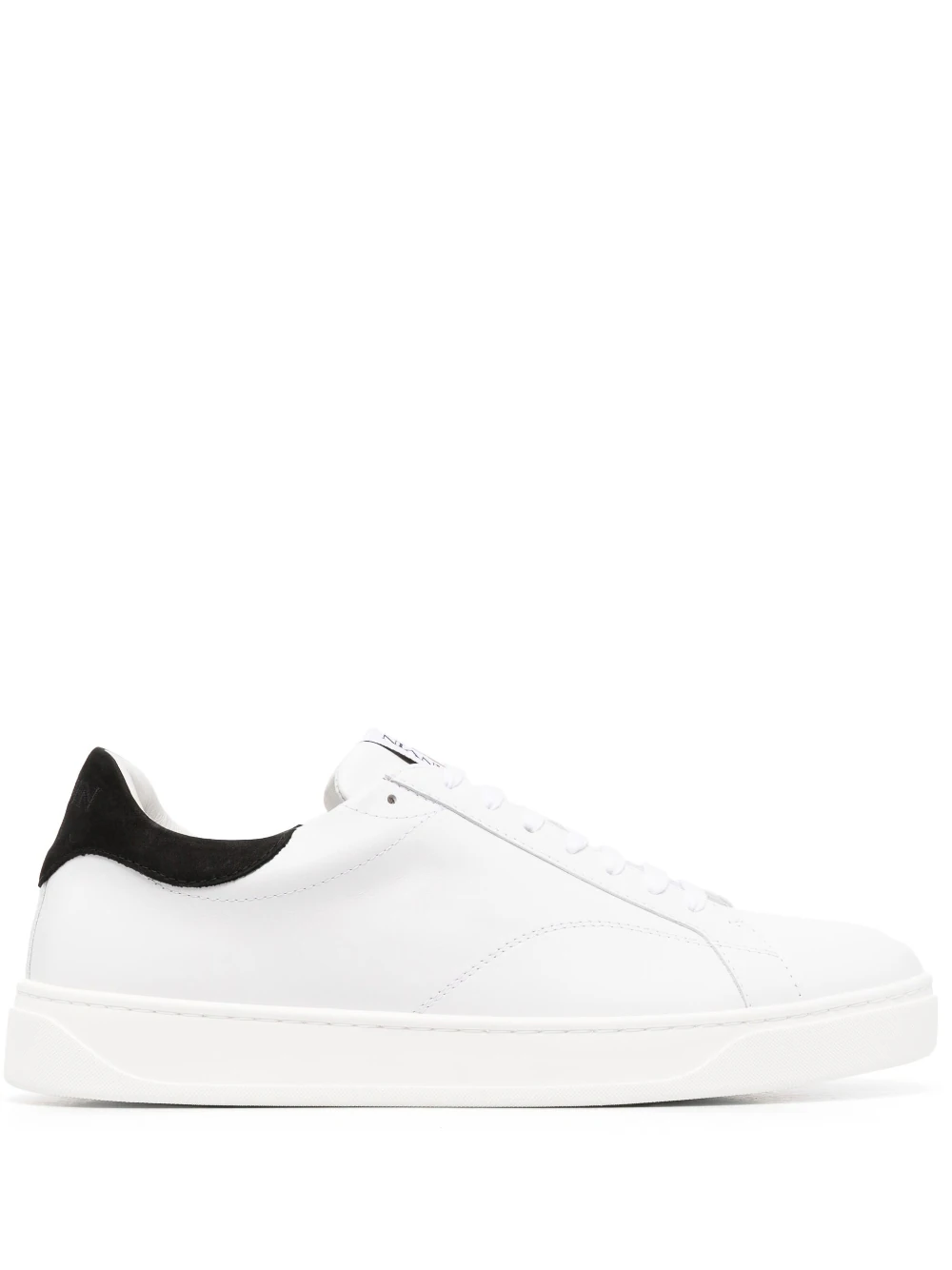 LANVIN Men Logo Patch Lace Up Sneakers