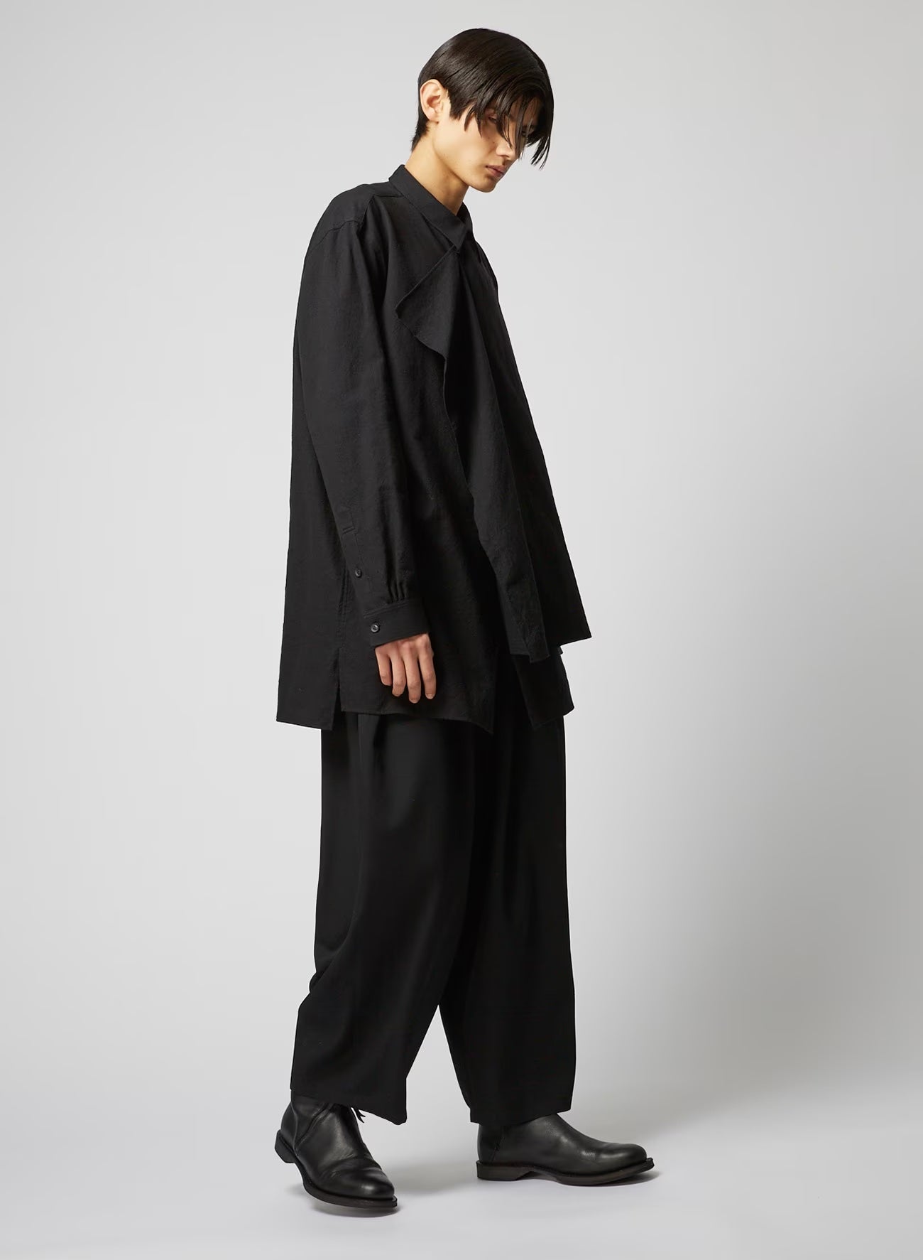 YOHJI YAMAMOTO POUR HOMME S-12 Tucks Pants