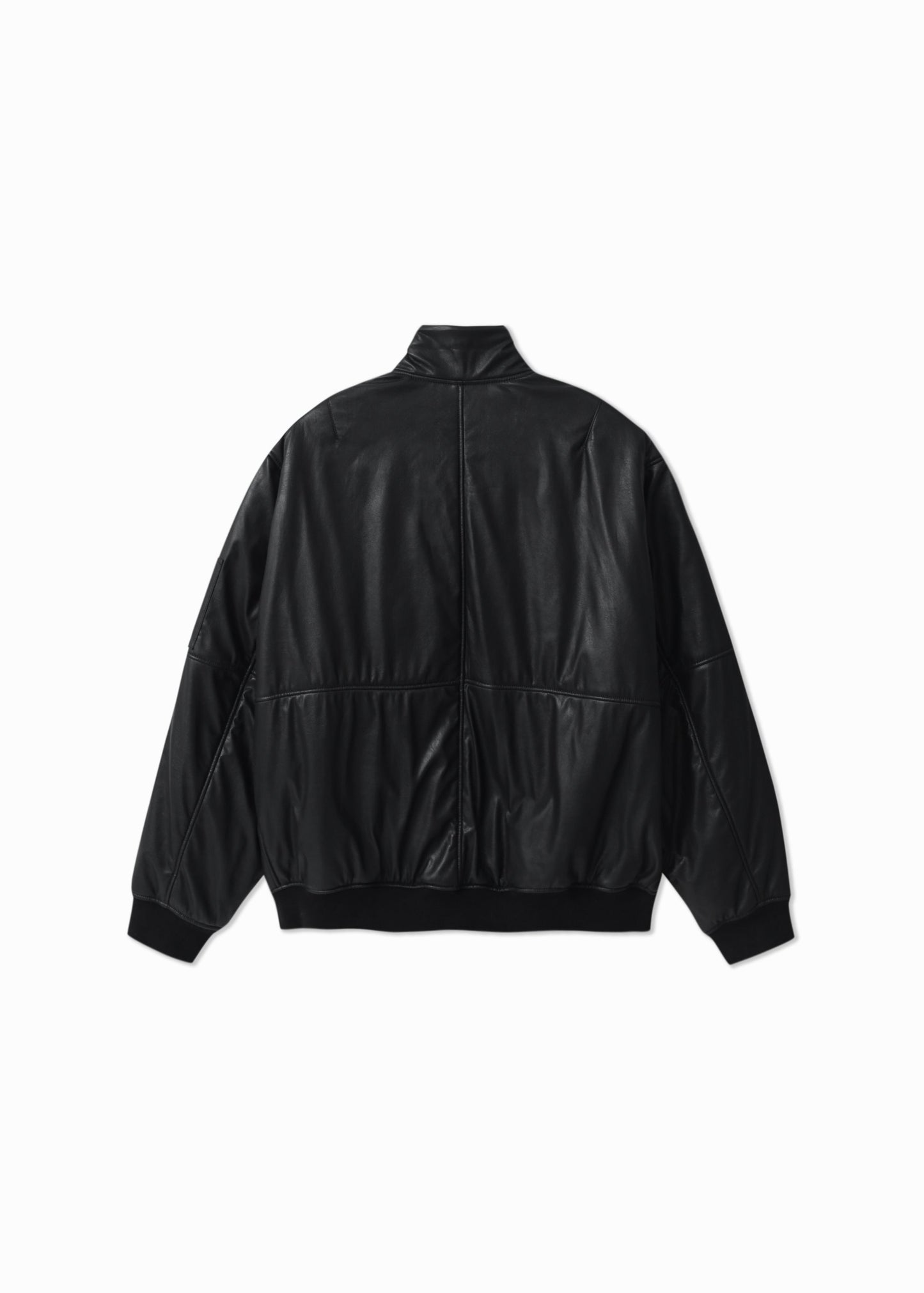 DET BLEV SENT Men Vegan Leather Bomber