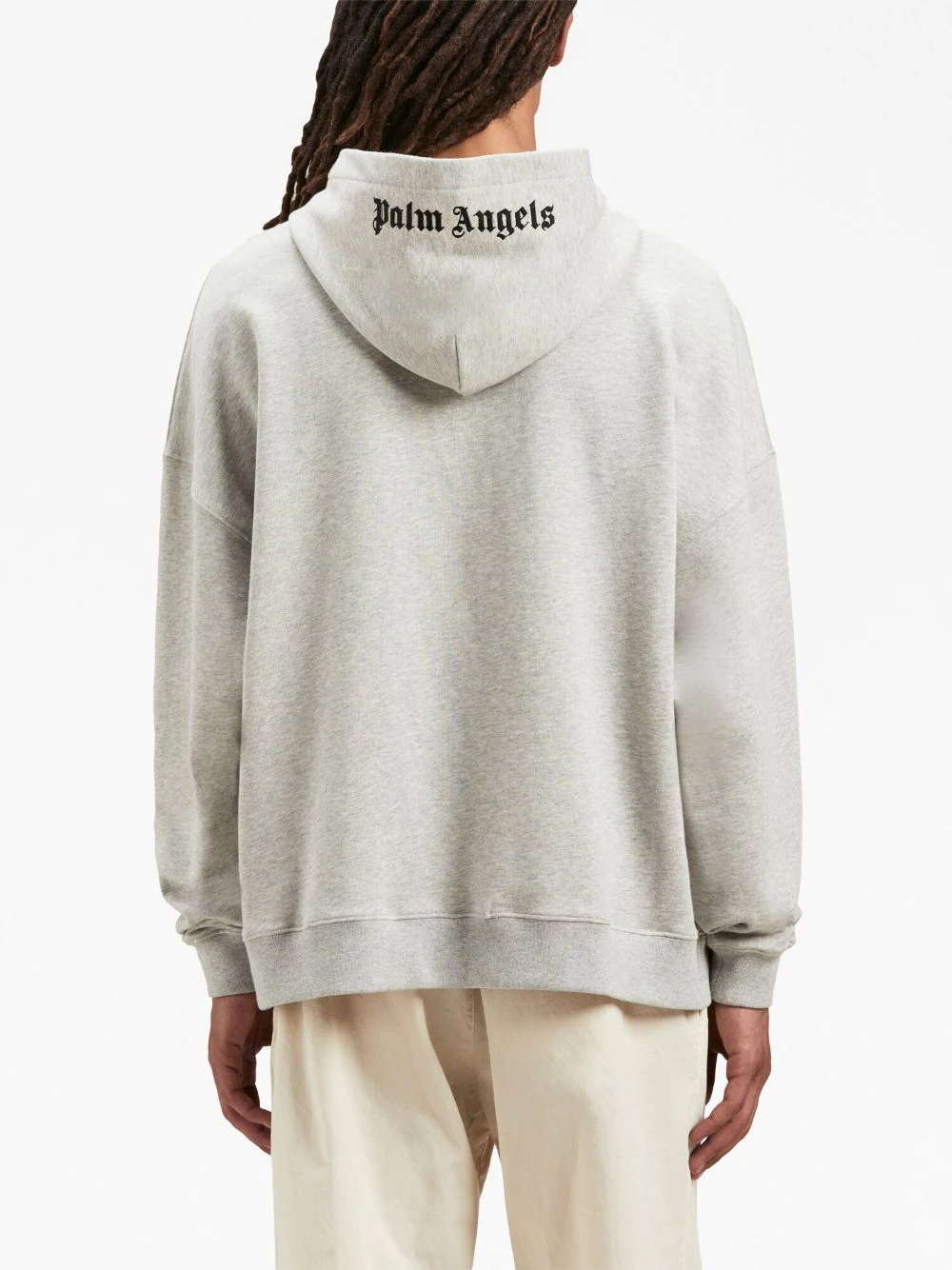 PALM ANGELS Men Embroidered Logo Hoodie