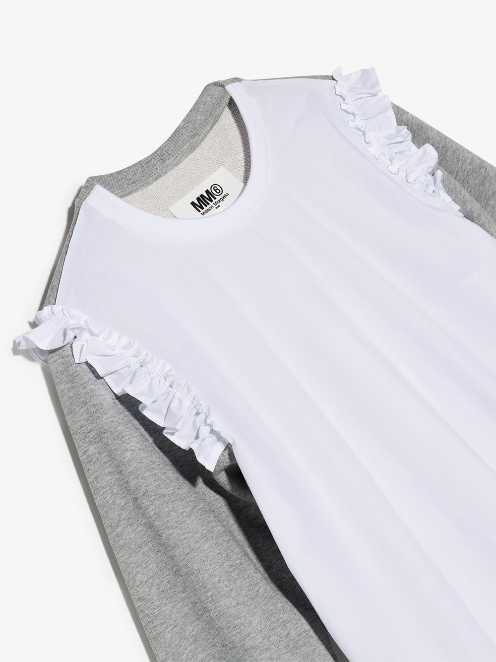 MM6 Kids Sweat Dress With Ruffles