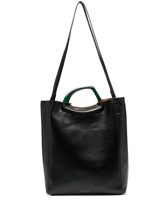 DRIES VAN NOTEN Leather Shopper Bag