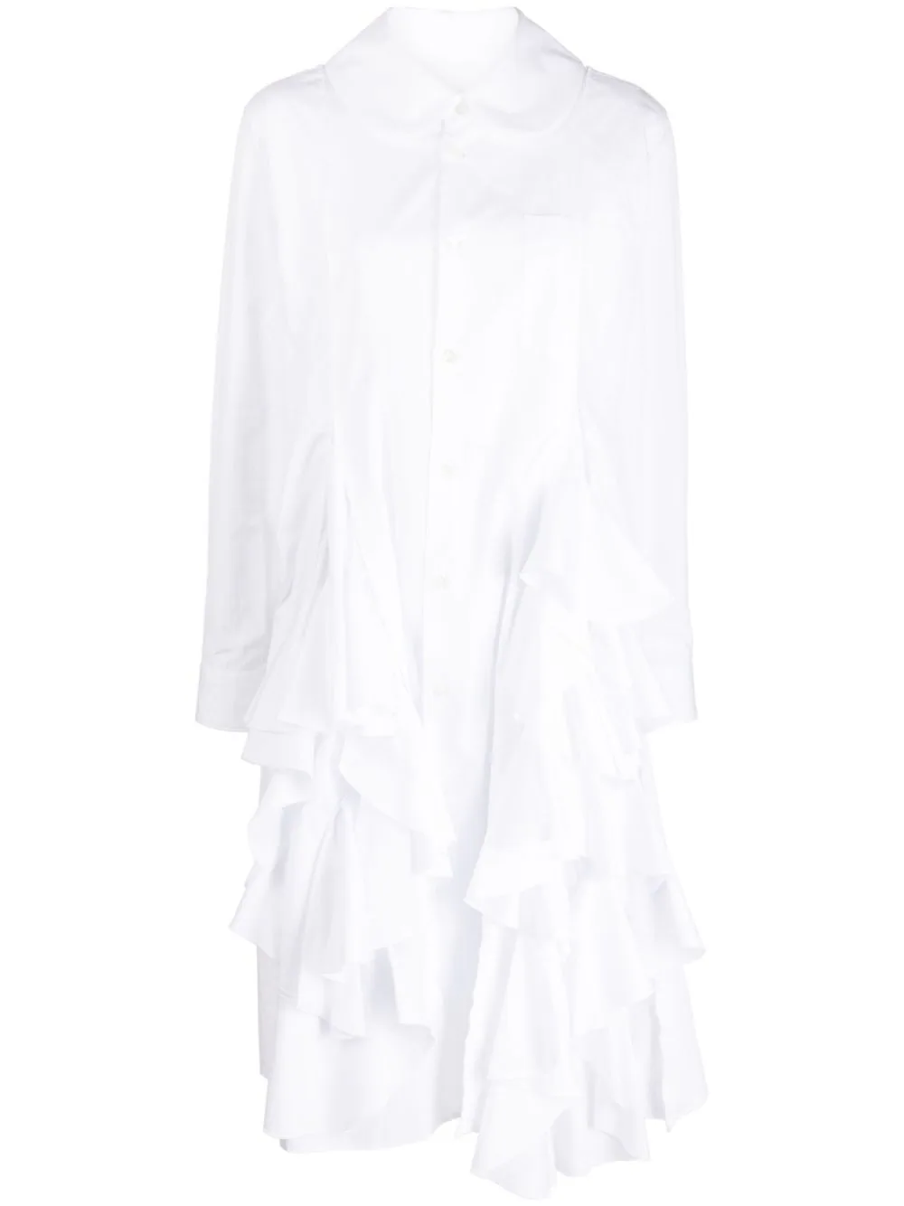 COMME DES GARCONS COMME DES GARCONS Women Ruffled Long Shirt