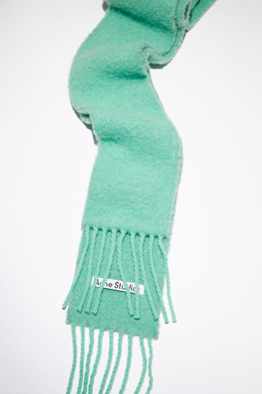 ACNE STUDIOS Wool-Alpaca Fringe Skinny Scarf