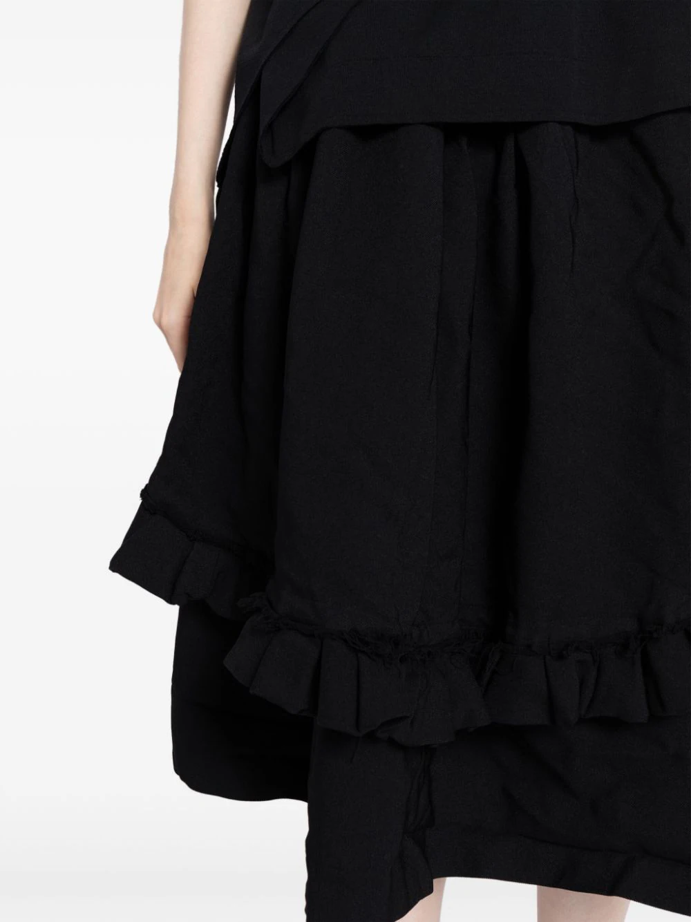 COMME DES GARCONS COMME DES GARCONS Women Ruffle Trim Skirt